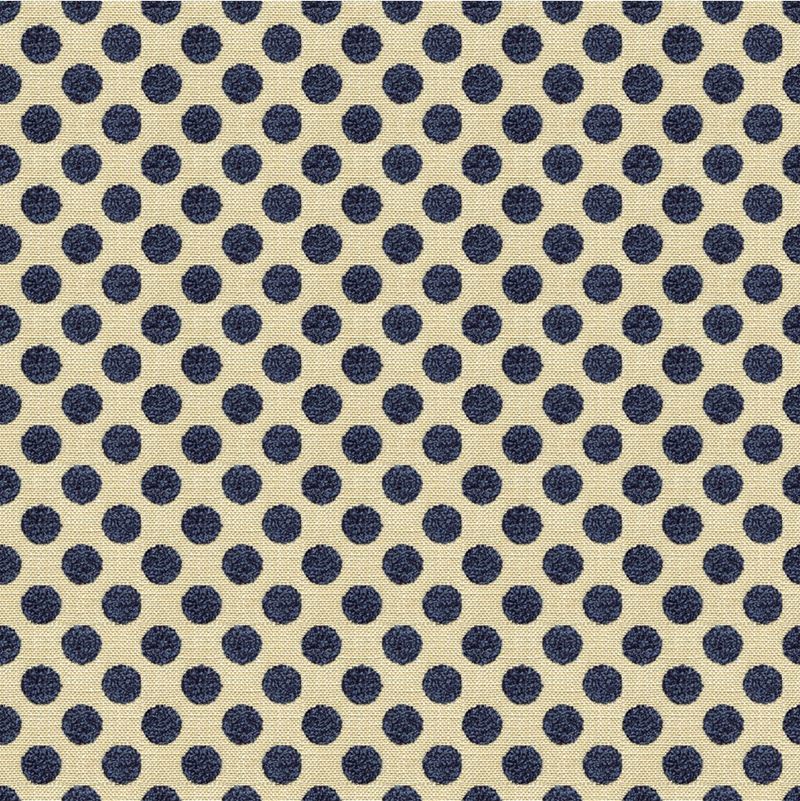 Kravet Design Fabric 34070.516 Posie Dot Navy