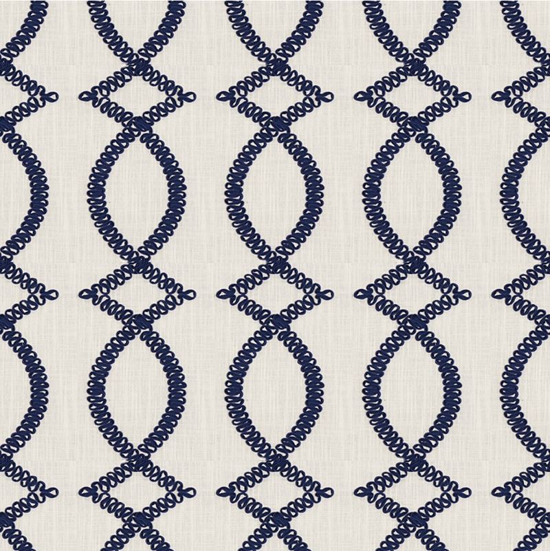 Kravet Design Fabric 4097.50 Maxime Navy