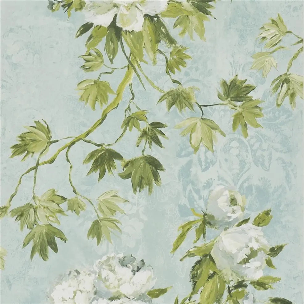 Floreale Wallpaper Celadon PDG673-02 by Designers Guild