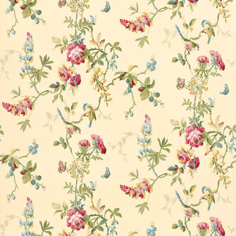 CHICKADEE-FLORAL-VANILLA-SCHUMACHER-5004361