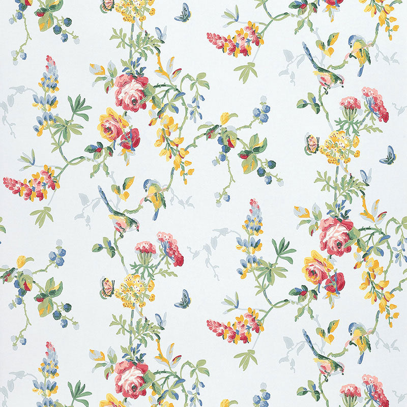 CHICKADEE-FLORAL-SKY-SCHUMACHER-5004362