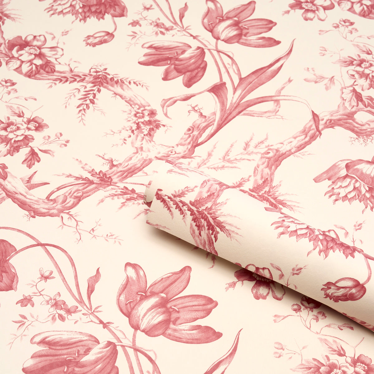 TOILE-DE-FLEURS-ROUGE-SCHUMACHER-5009124