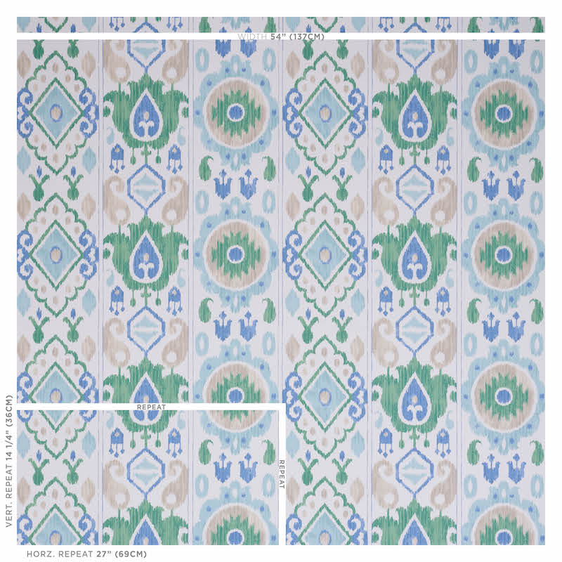ELIZIA-IKAT-GREEN-BLUE-SCHUMACHER-5010710