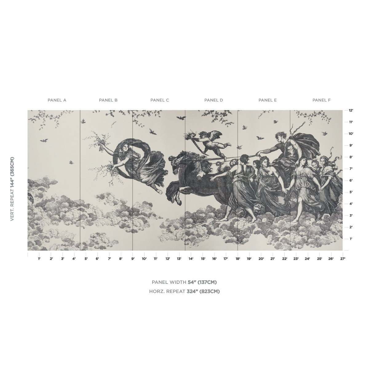 CHARIOT-OF-DAWN-TOILE-PANEL-SET-BLACK-SCHUMACHER-5011500