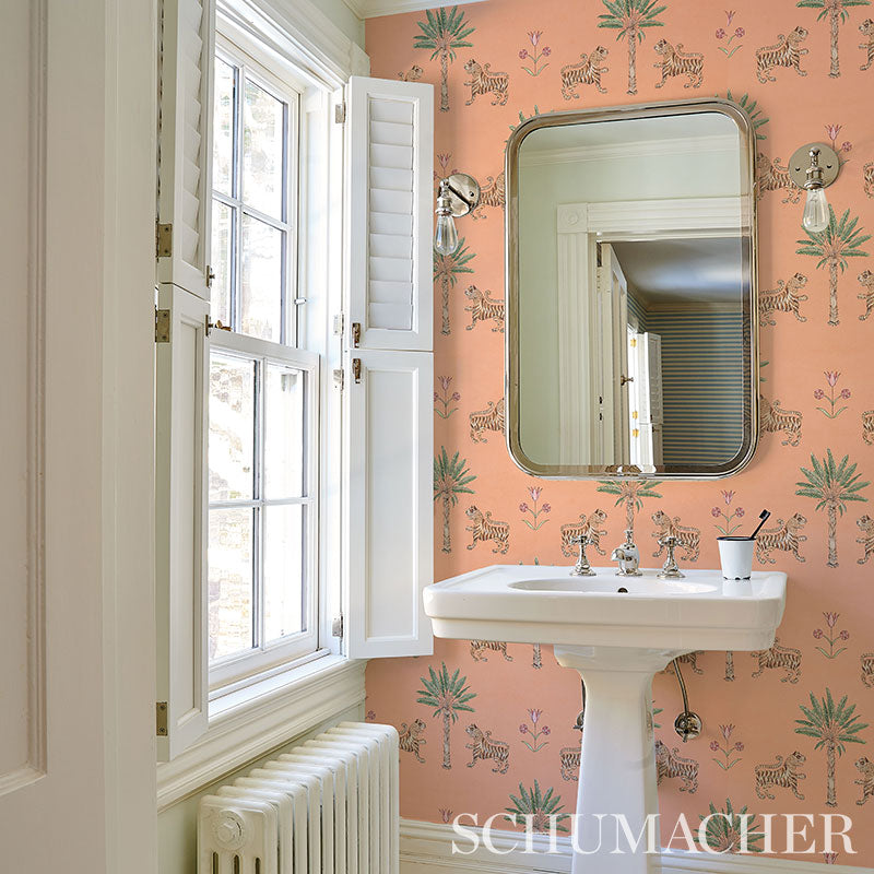 TIGER-PALM-CRIMSON-ON-PEACH-SCHUMACHER-5012920