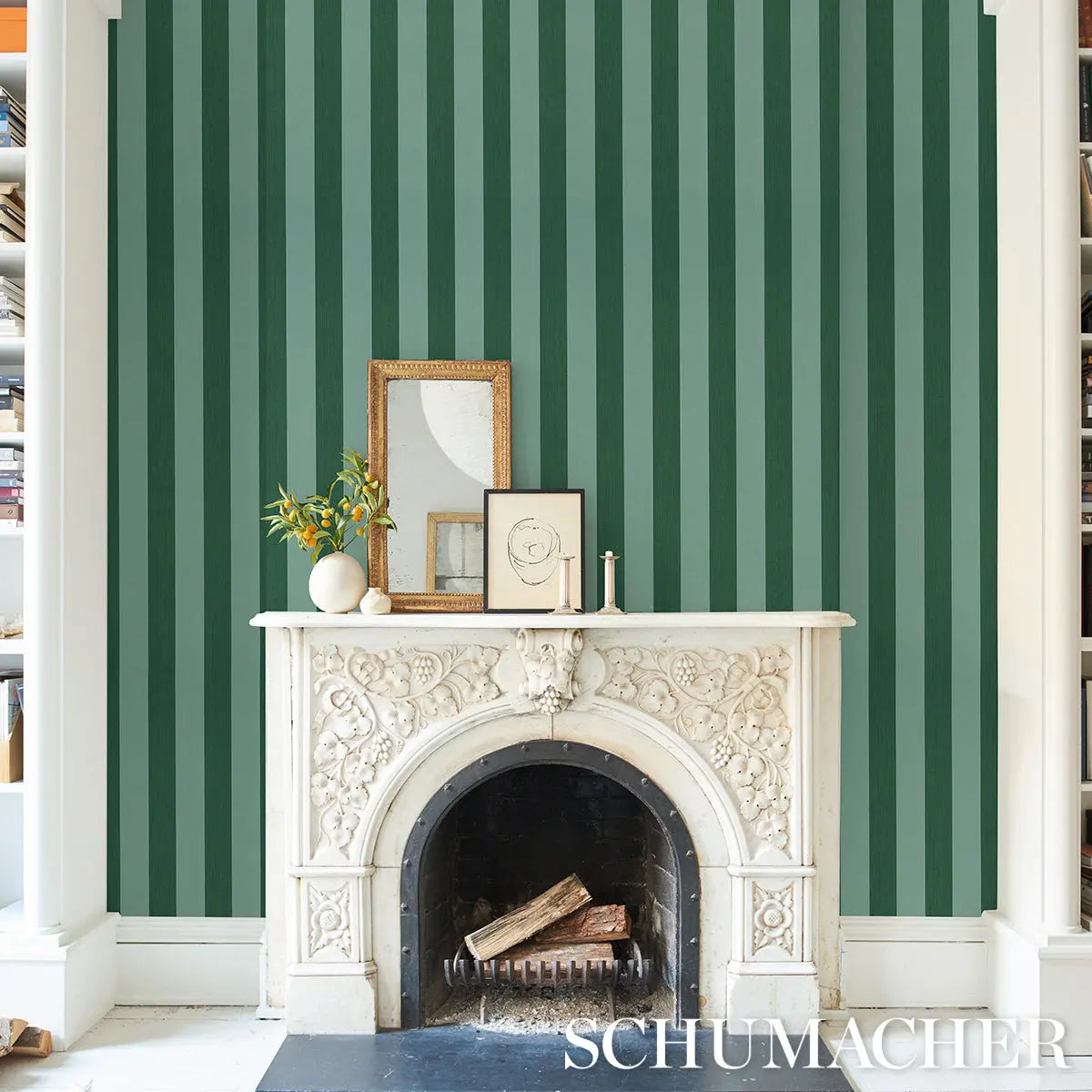 EDWIN-STRIPE-WIDE-DARK-GREEN-SCHUMACHER-5013624