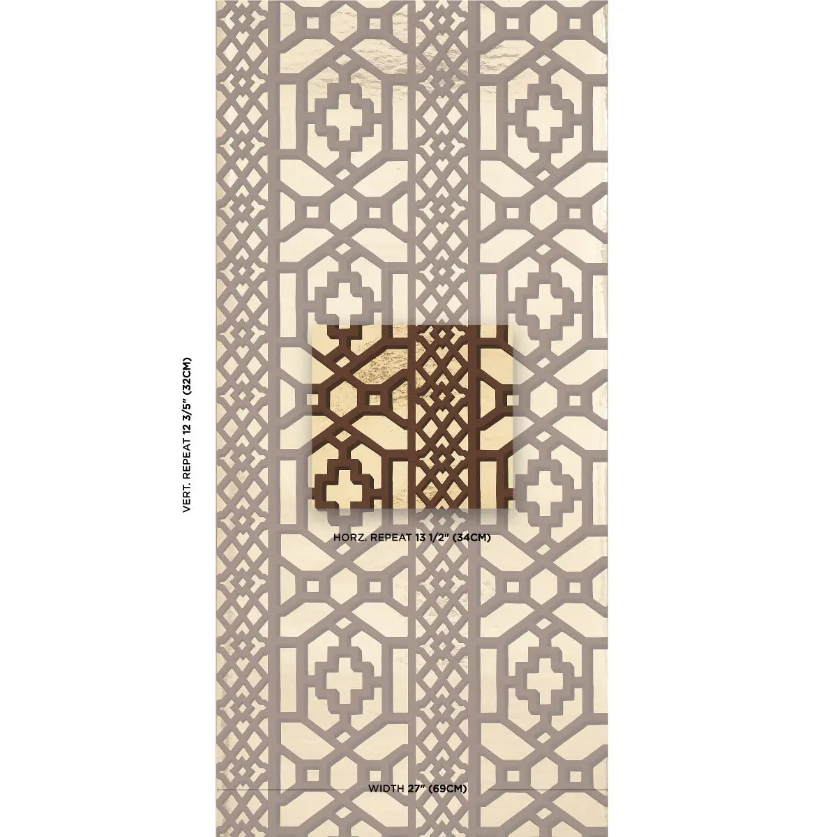 ZANZIBAR-TRELLIS-MYLAR-GOLD-MYLAR-SCHUMACHER-5013640