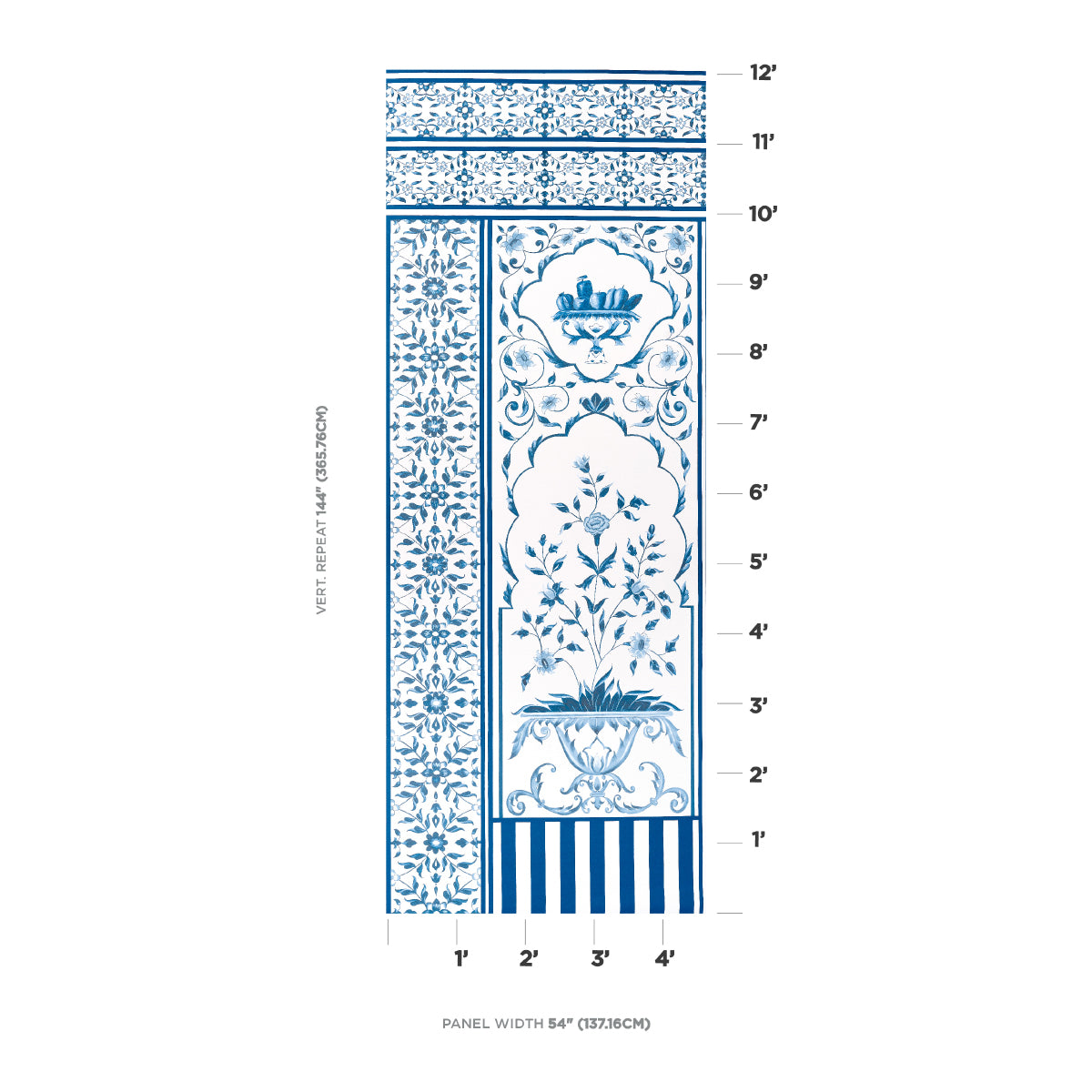 MUGHAL-GARDEN-PANEL-B-BLUE-SCHUMACHER-5014420