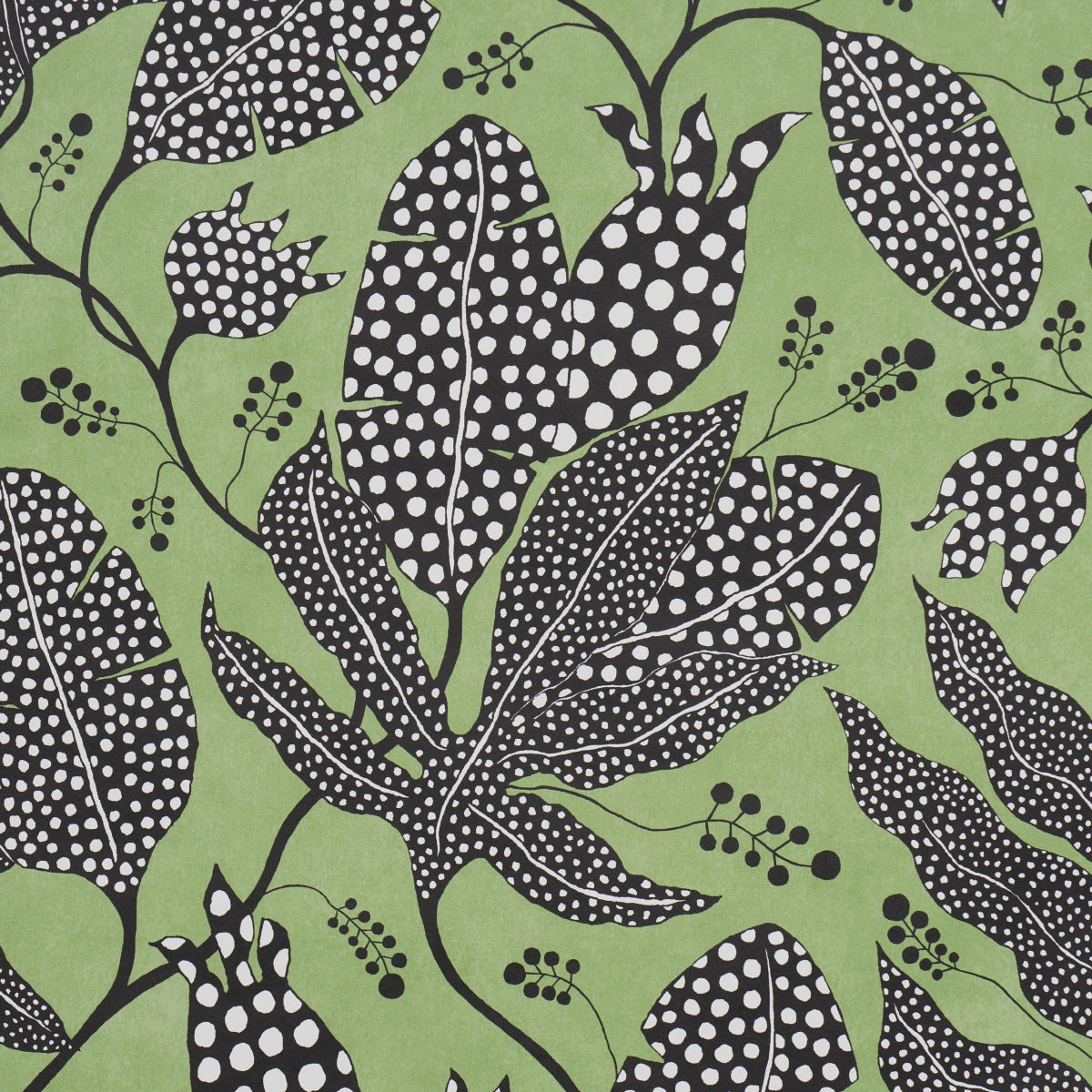 POLKA-DOT-JUNGLE-BLACK-GREEN-SCHUMACHER-5015462