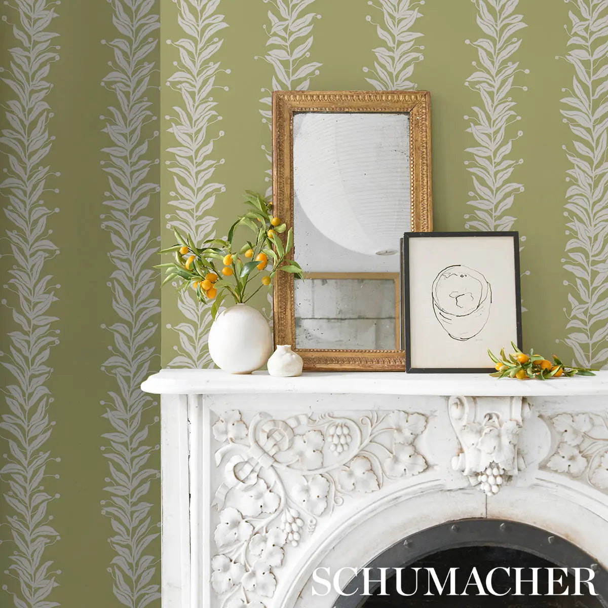 TENDRIL-STRIPE-OLIVE-SCHUMACHER-5015492