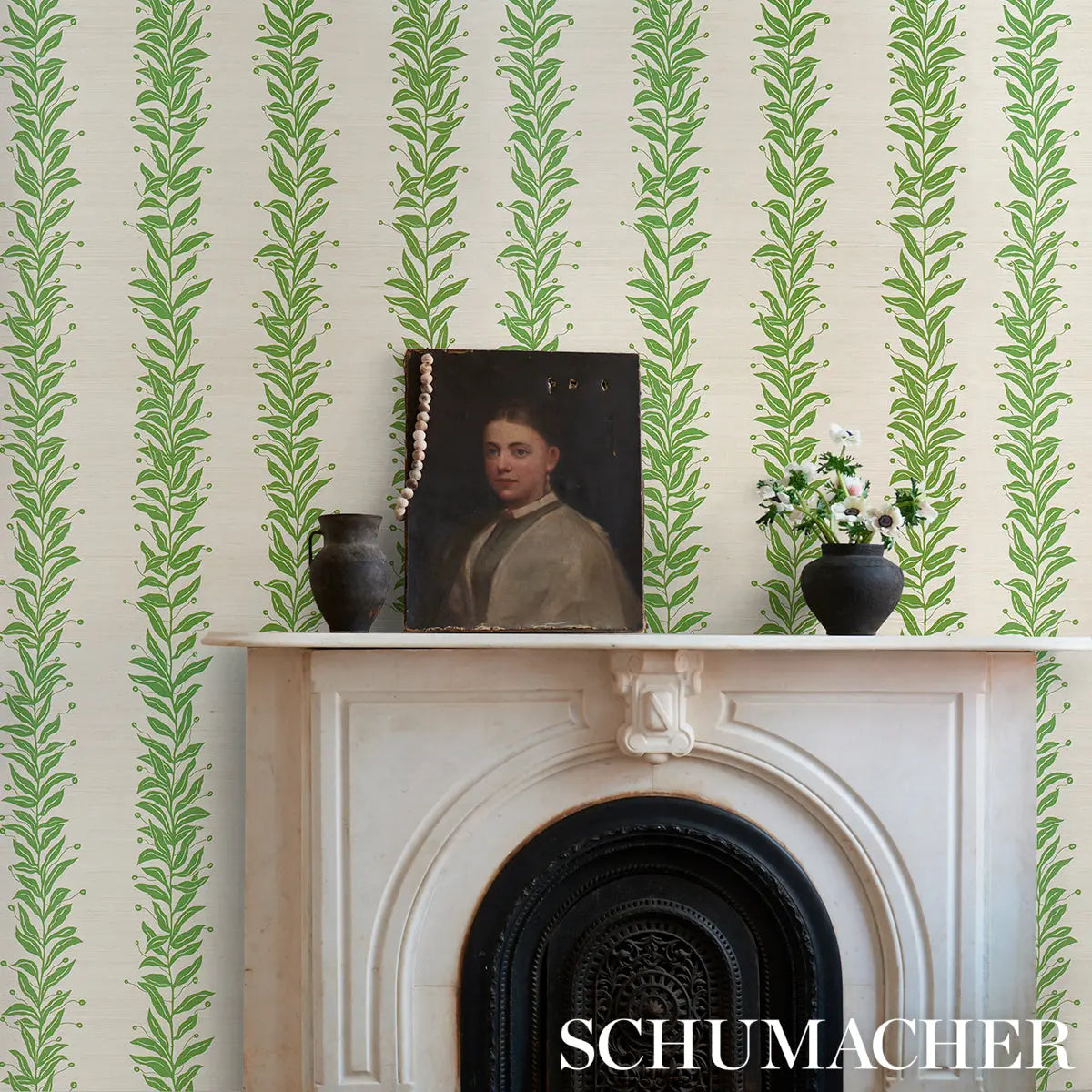 TENDRIL-STRIPE-SISAL-OLIVE-SCHUMACHER-5015560