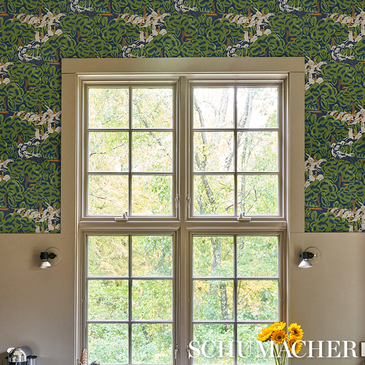 MARGARET-SCHLOEMANS-FOX-CHASE-NAVY-GREEN-SCHUMACHER-5016151