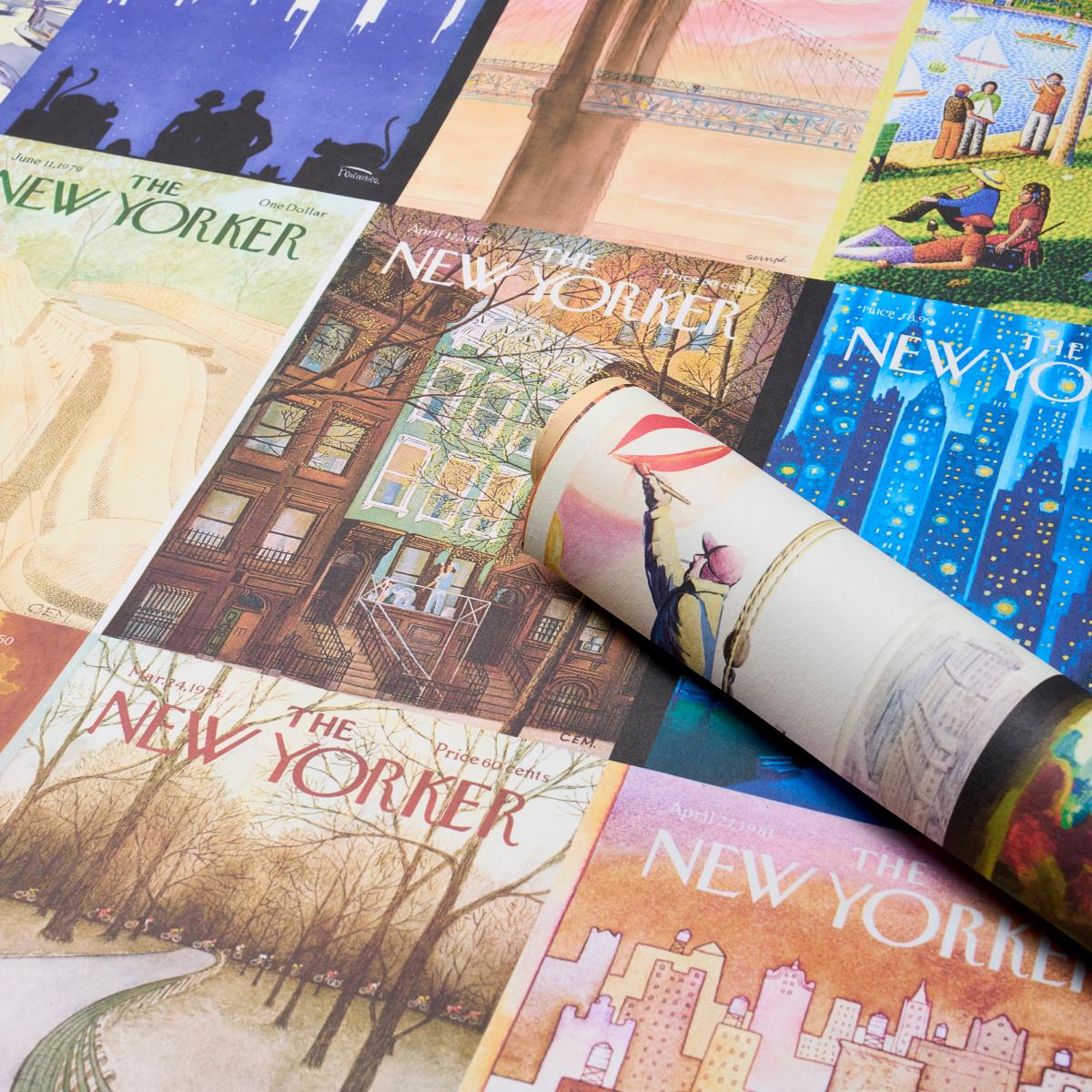 Schumacher Wallpaper 5016160 The New Yorker City-View Covers in Multicolor - 