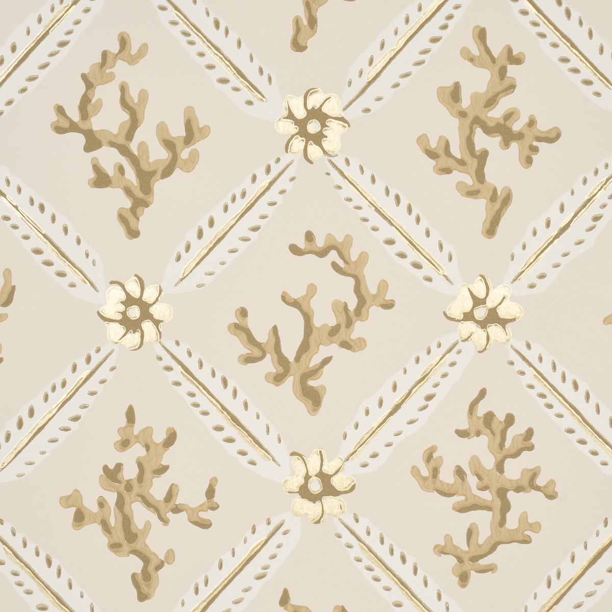 CORAIL-LEAF-TRELLIS-CHAMPAGNE-SCHUMACHER-5016640