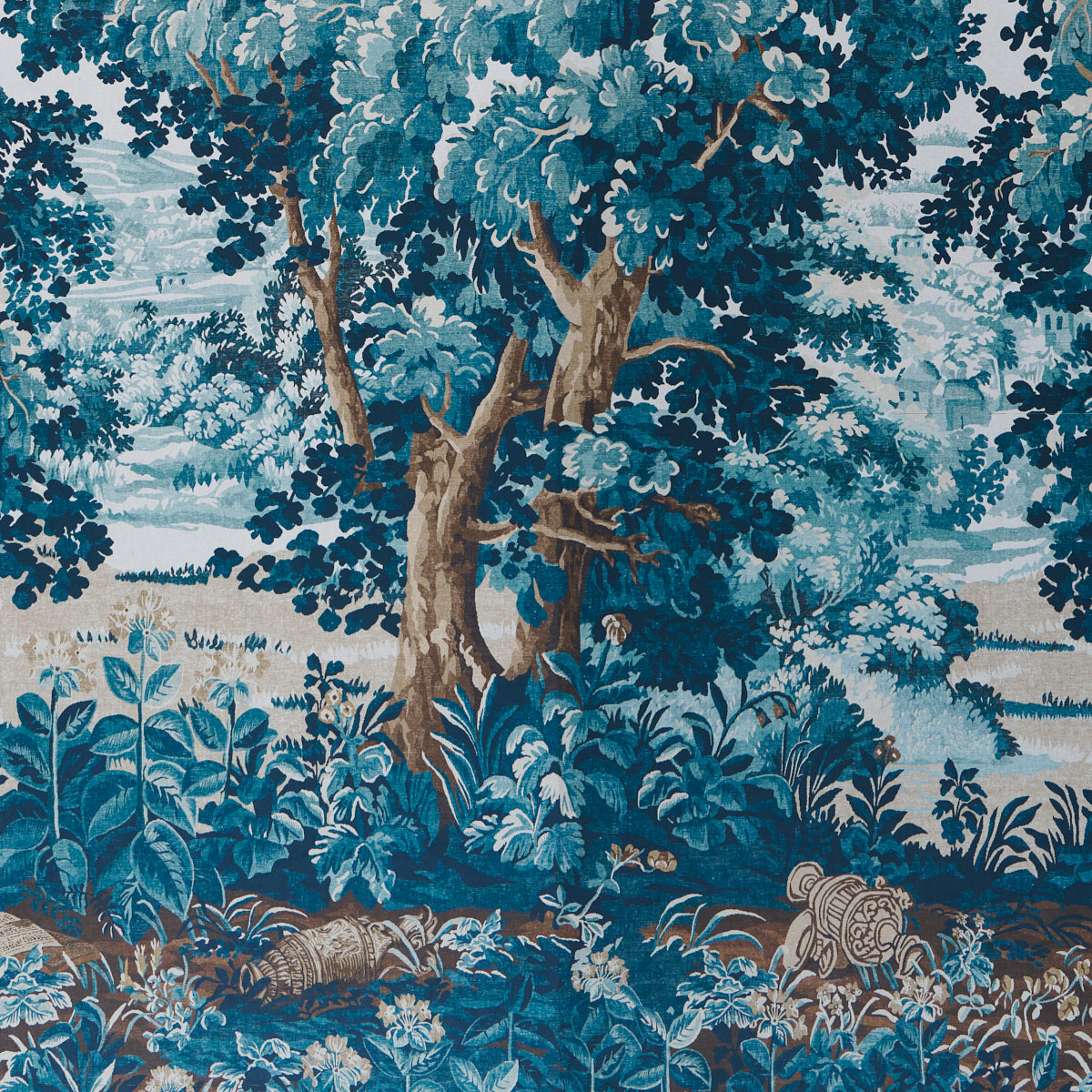 LA-FORT-3-PANEL-SET-ANTIQUE-BLUE-FOREST-SCHUMACHER-5016822