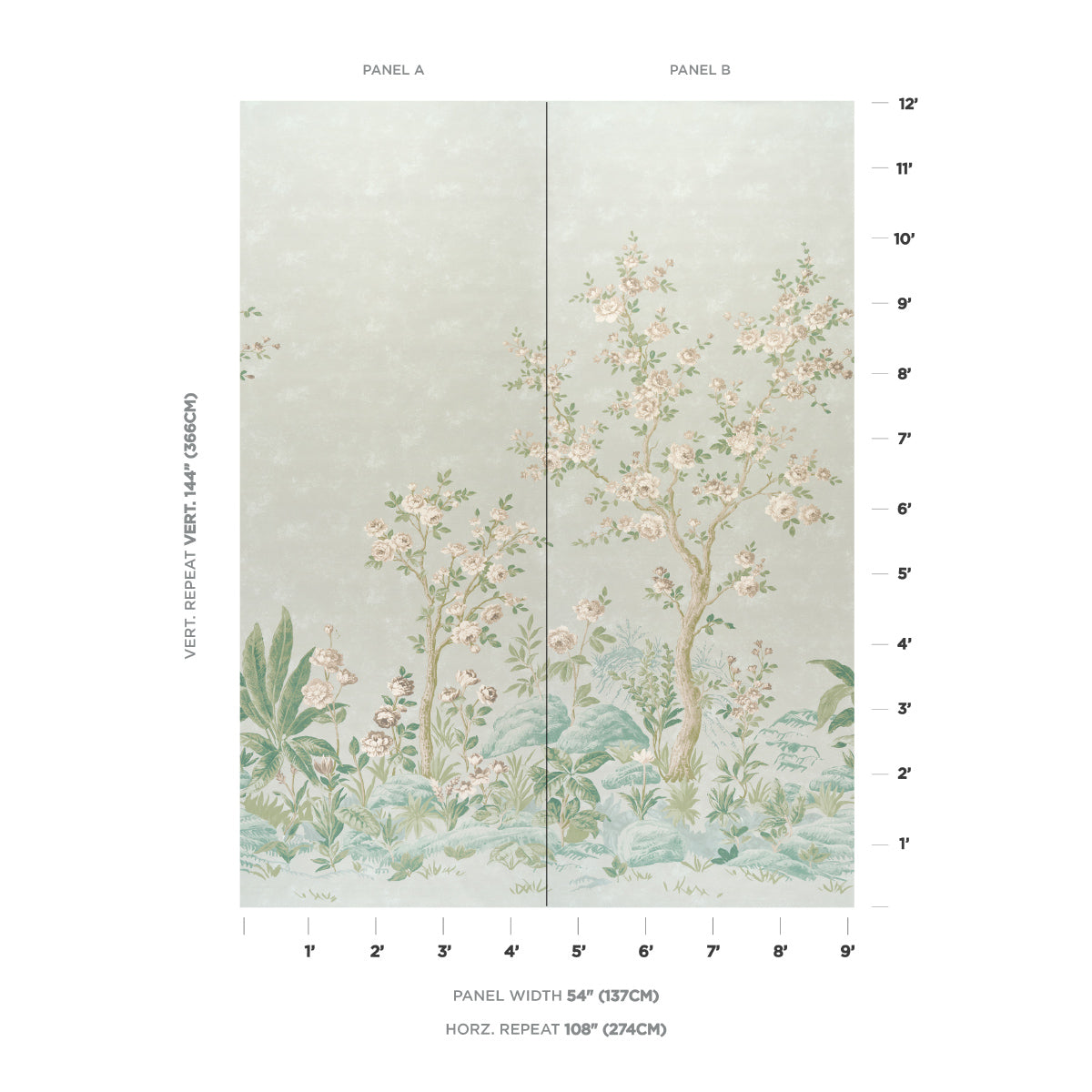 CHARLOTTES-GARDEN-2-PANEL-SET-CELADON-SCHUMACHER-5017551