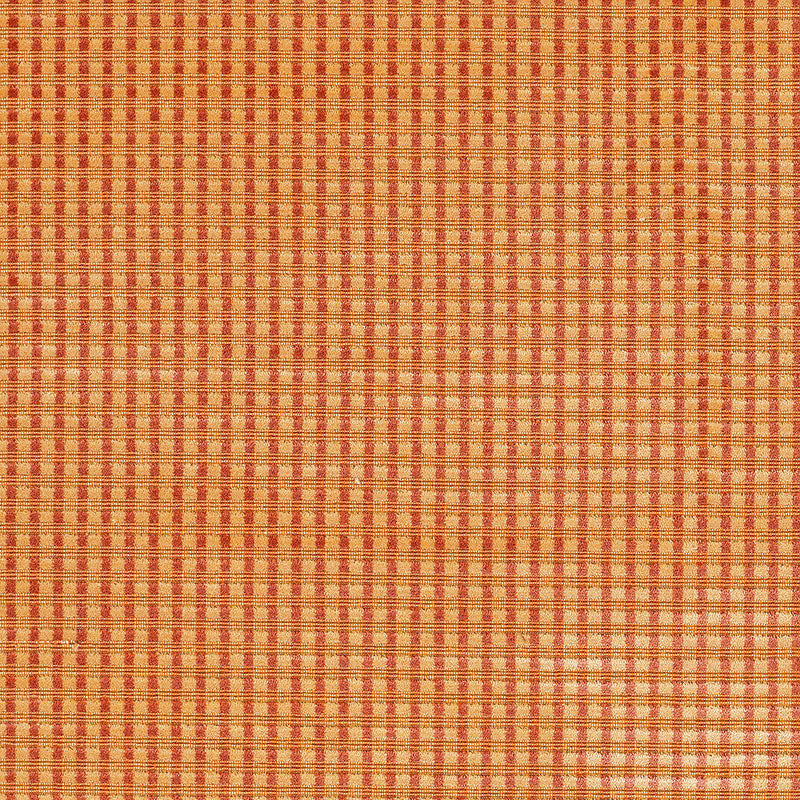 TRIANON-VELVET-CHECK-TERRACOTTA-SCHUMACHER-62590