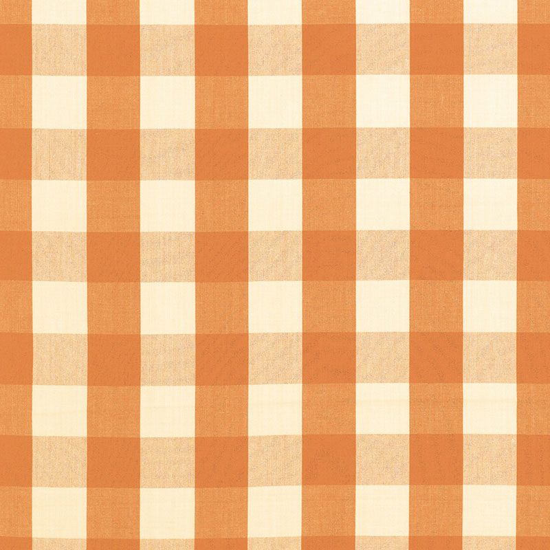 CAMDEN-COTTON-CHECK-PUMPKIN-SCHUMACHER-63033