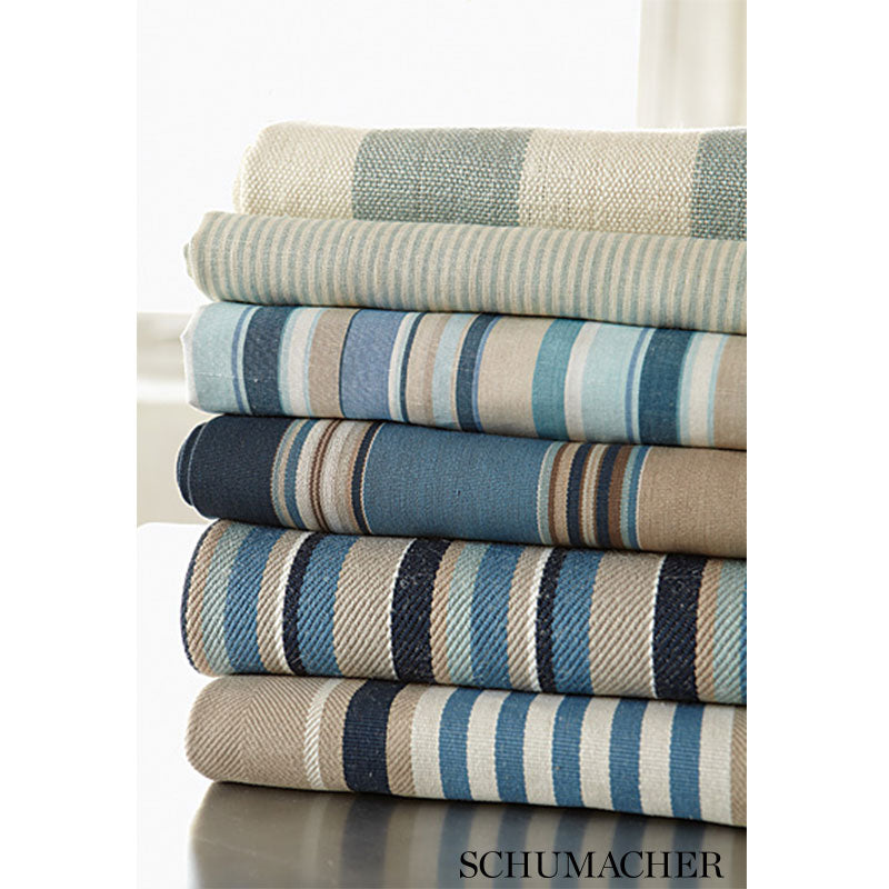 ADDISON-COTTON-STRIPE-INDIGO-SCHUMACHER-66002