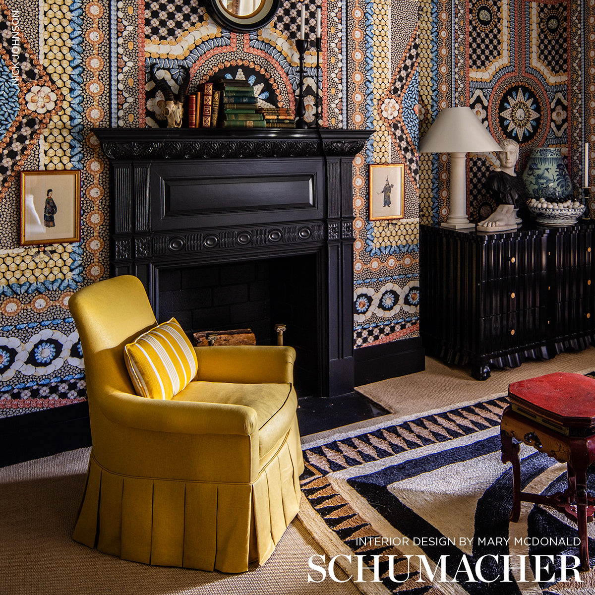 LANGE-GLAZED-LINEN-YELLOW-SCHUMACHER-69367
