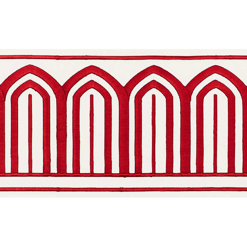 ARCHES-EMBROIDERED-TAPE-WIDE-RED-SCHUMACHER-70771