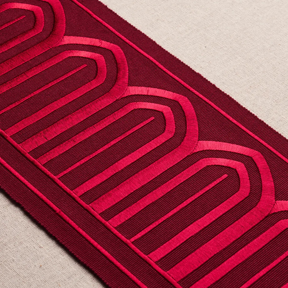 ARCHES-EMBROIDERED-TAPE-WIDE-RED-SCHUMACHER-70778