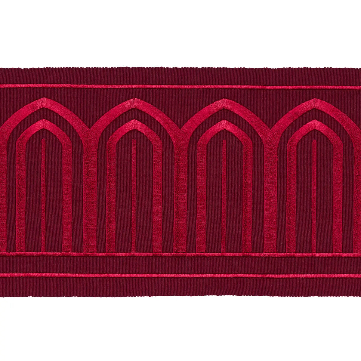 ARCHES-EMBROIDERED-TAPE-WIDE-RED-SCHUMACHER-70778