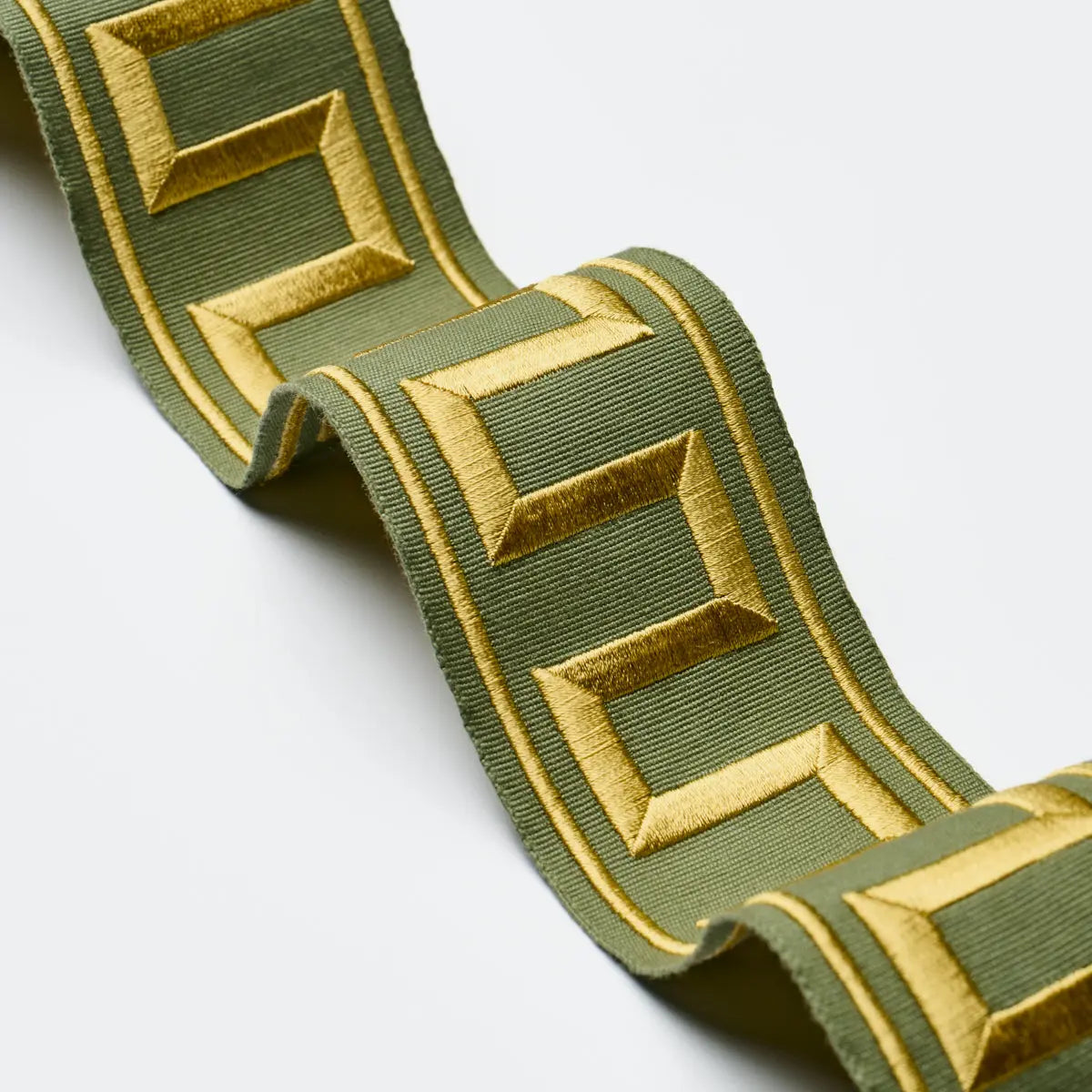 GREEK-KEY-EMBROIDERED-TAPE-OLIVE-SCHUMACHER-70809