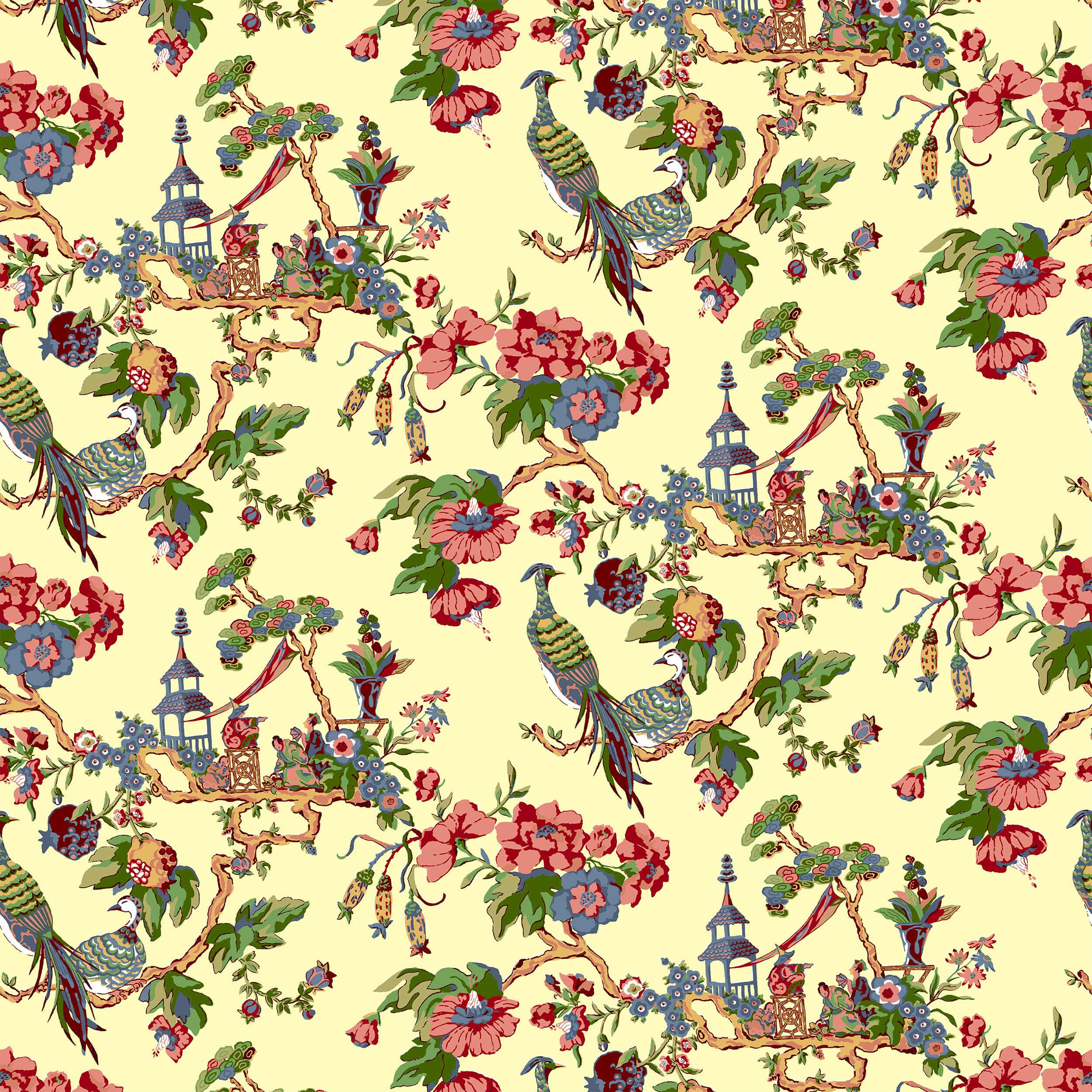 7224-3 Oriental Sage by Stout Fabric