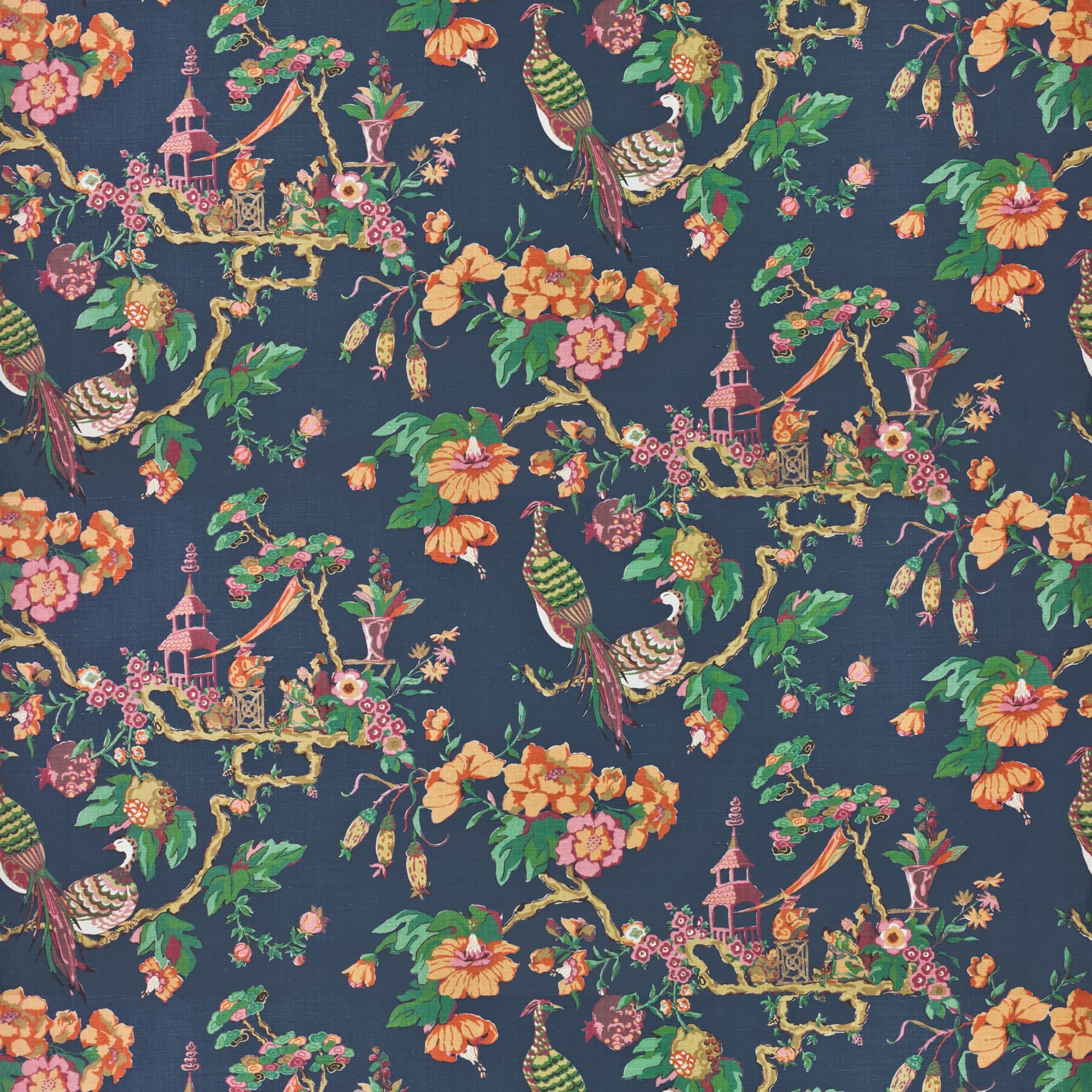 7224-4 Oriental Sage by Stout Fabric