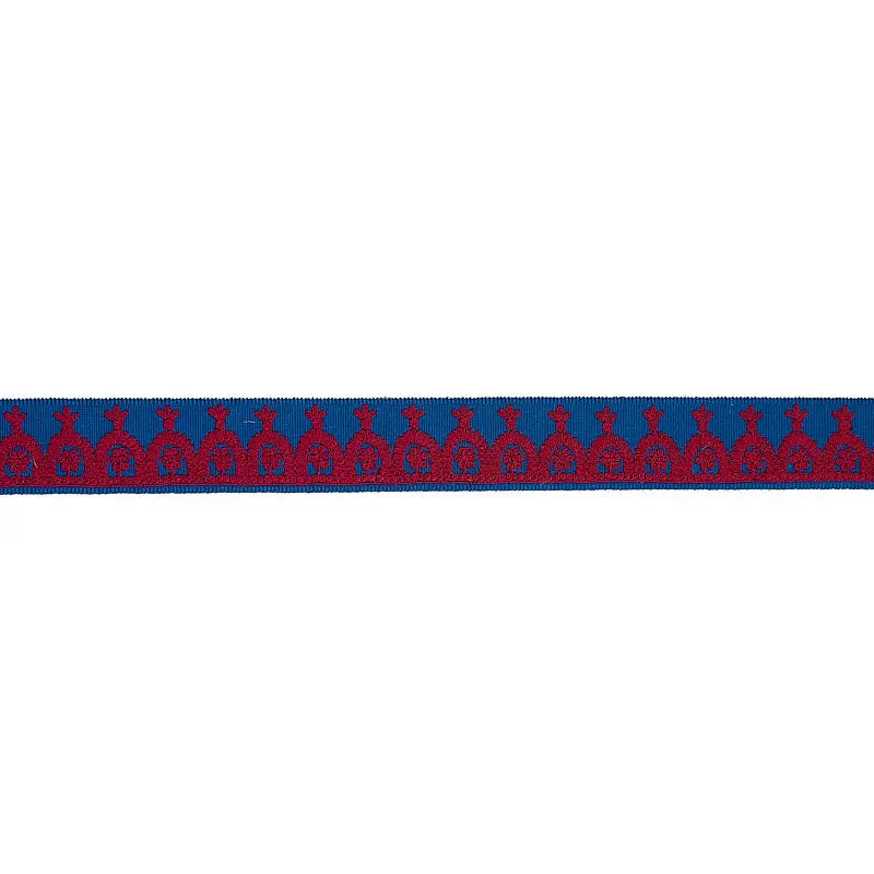 NOELIA-EMBROIDERED-TAPE-RED-ON-BLUE-SCHUMACHER-74156