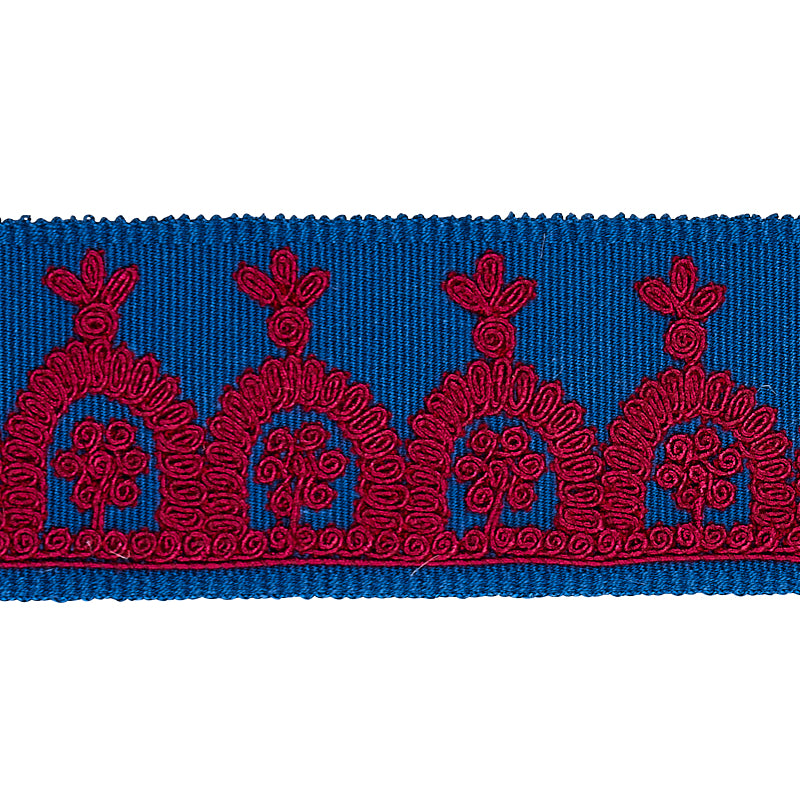 NOELIA-EMBROIDERED-TAPE-RED-ON-BLUE-SCHUMACHER-74156