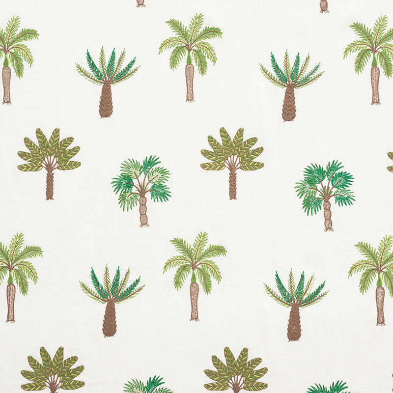 PALMETTO-BEACH-EMBROIDERY-GREEN-SCHUMACHER-75300