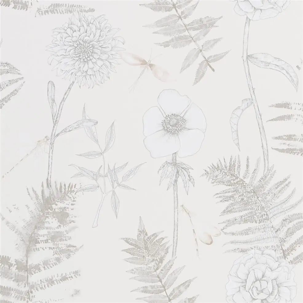 Acanthus Wallpaper Ivory PDG1022/05 by Designers Guild