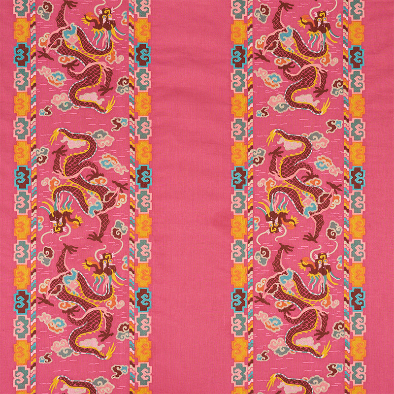 LOTAN-DRAGON-EMBROIDERY-PINK-SCHUMACHER-78092