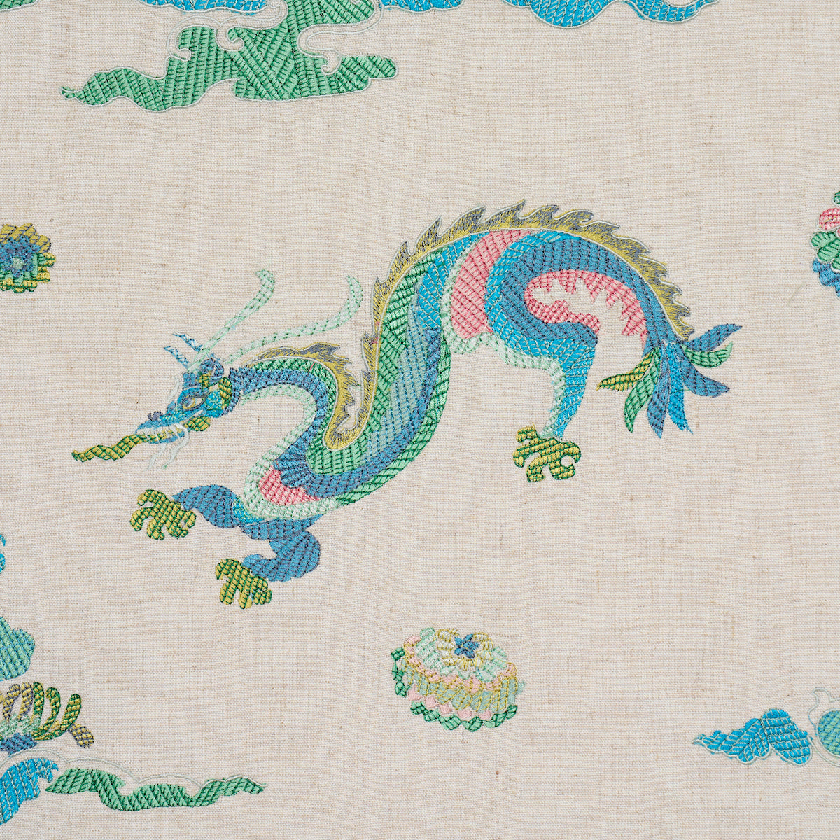 HANLUN-DRAGON-EMBROIDERY-NATURAL-SCHUMACHER-78110