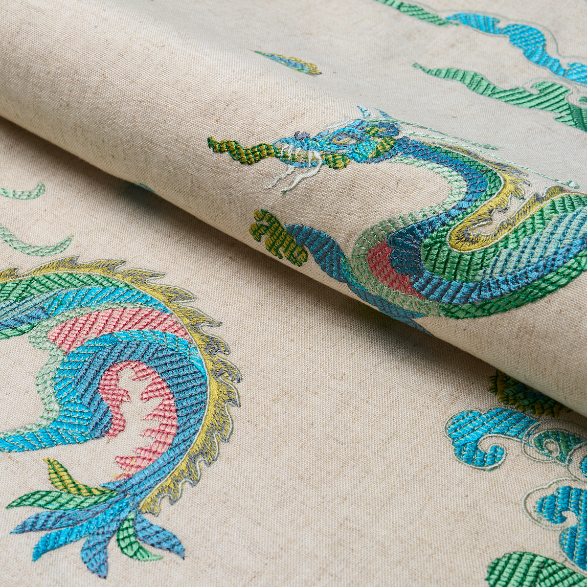 HANLUN-DRAGON-EMBROIDERY-NATURAL-SCHUMACHER-78110