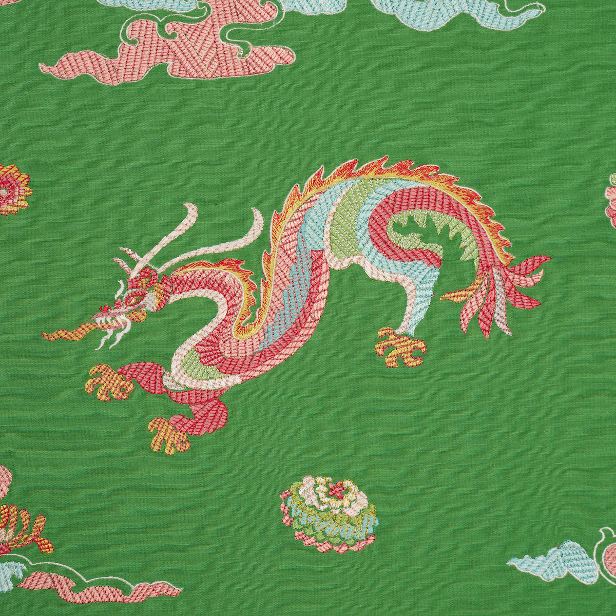 HANLUN-DRAGON-EMBROIDERY-GREEN-SCHUMACHER-78112