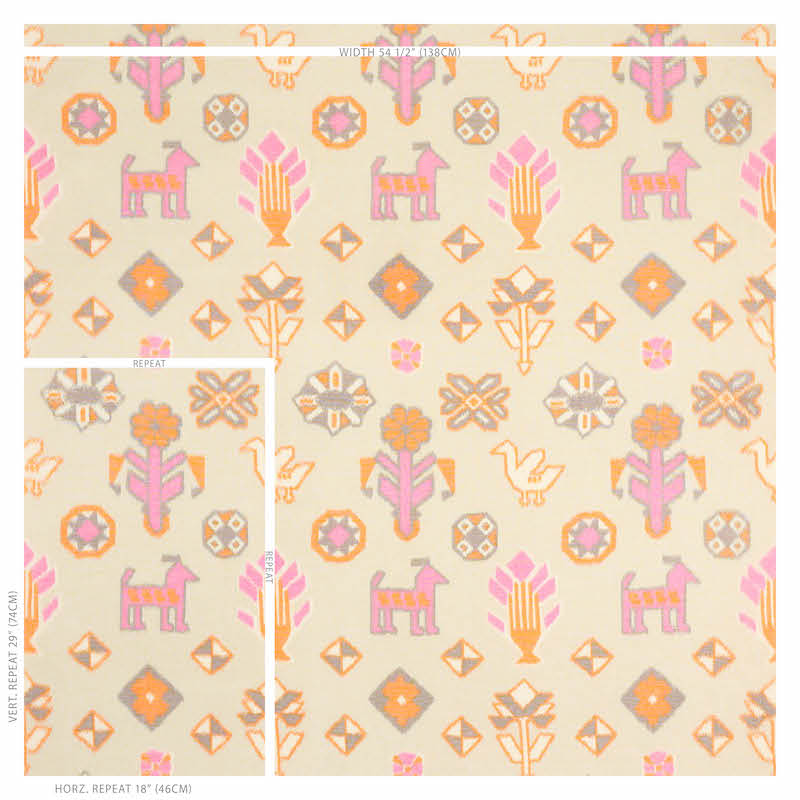 CHUSKA-WARP-PRINT-PINK-ORANGE-SCHUMACHER-78142