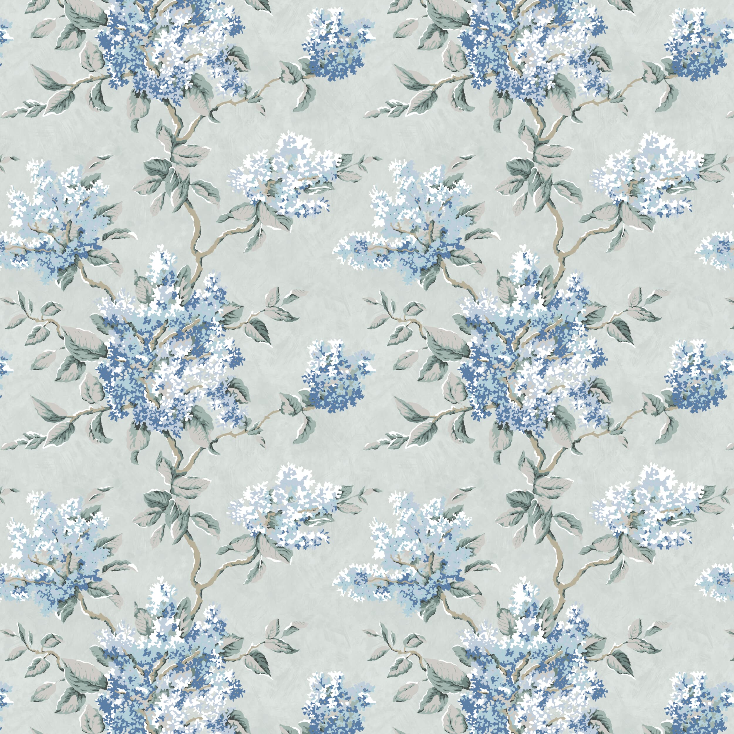 7829-4 Lilacs Fern by Stout Fabric