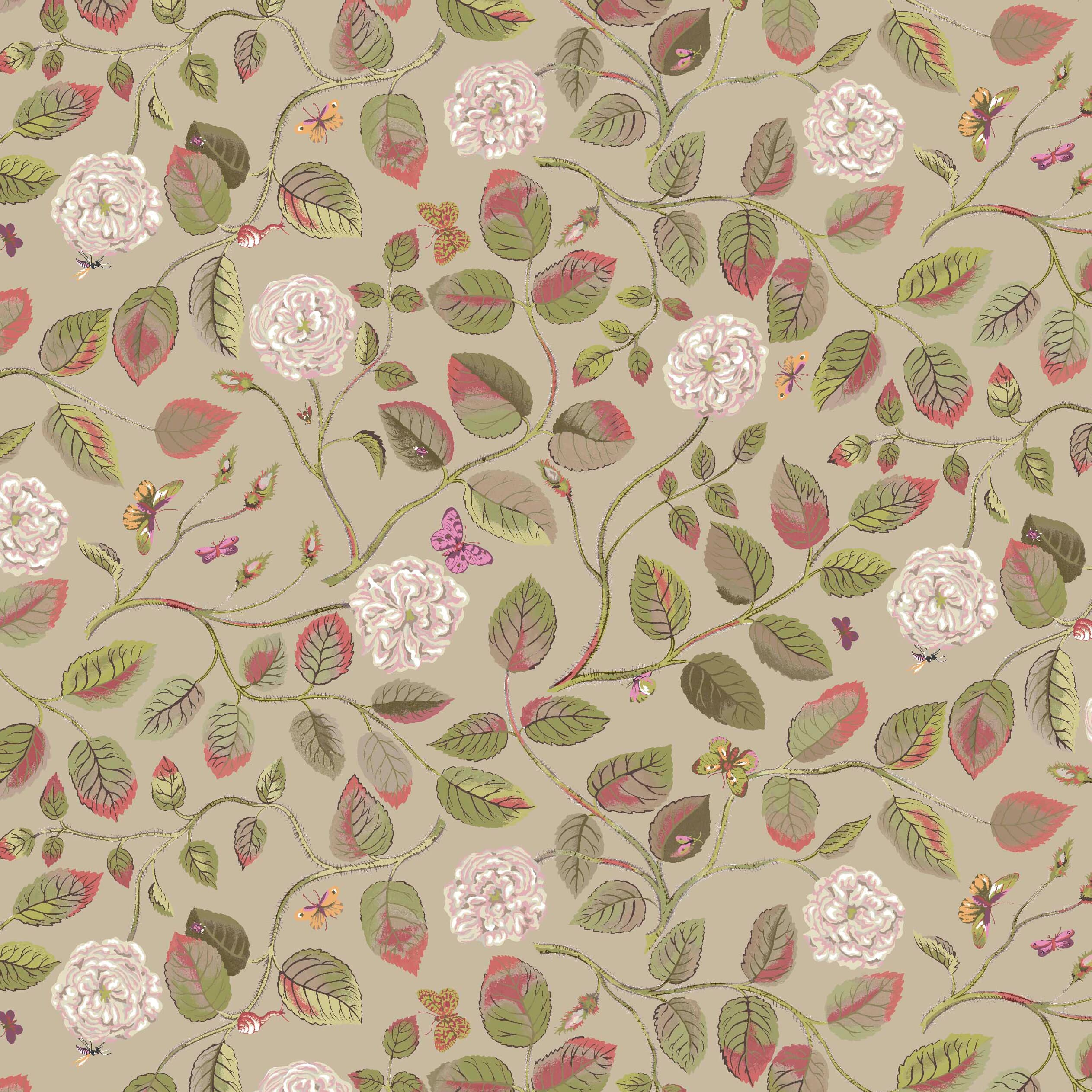 7830-1 Wandering Rose Petal by Stout Fabric