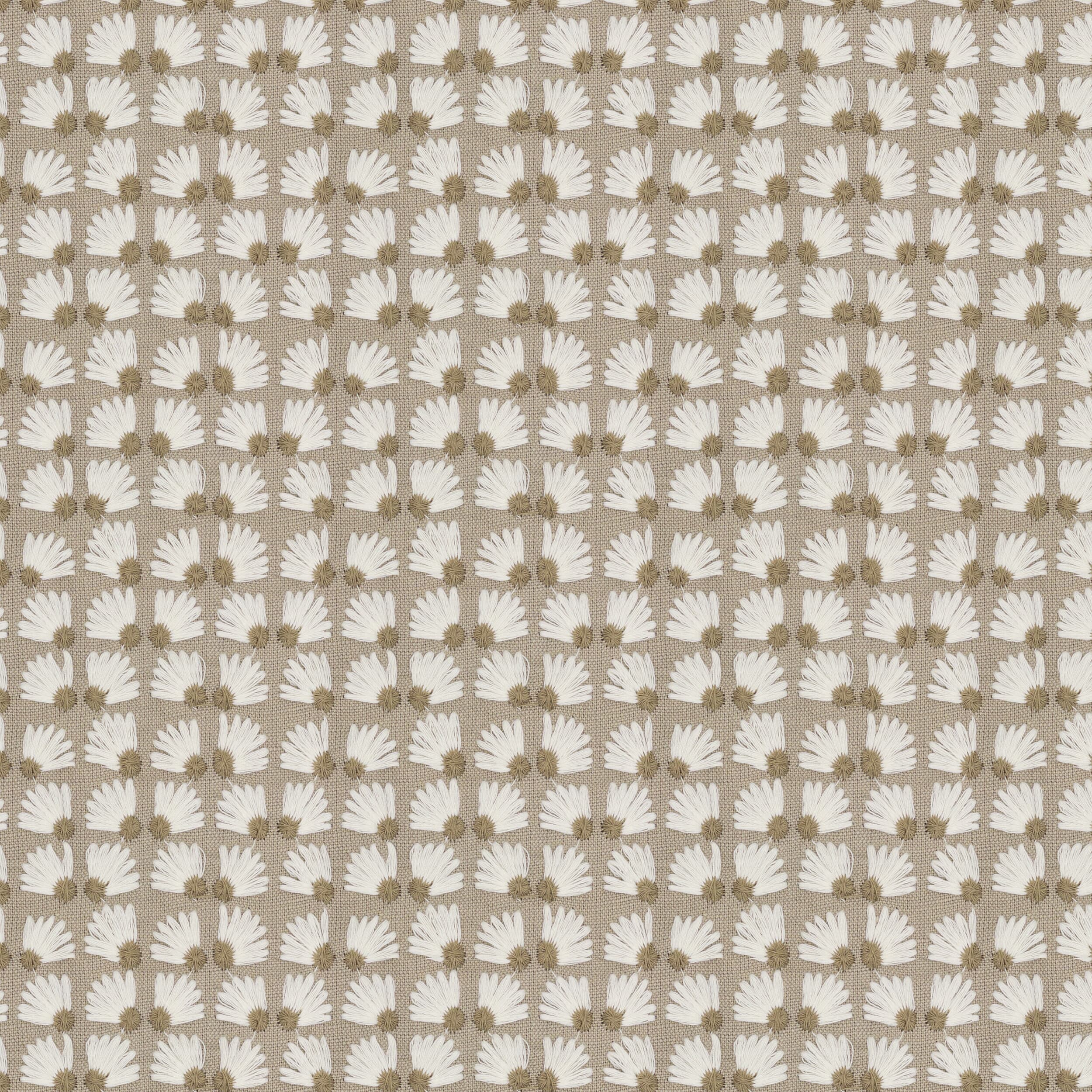 7834-1 Daisypatch Sandstone by Stout Fabric