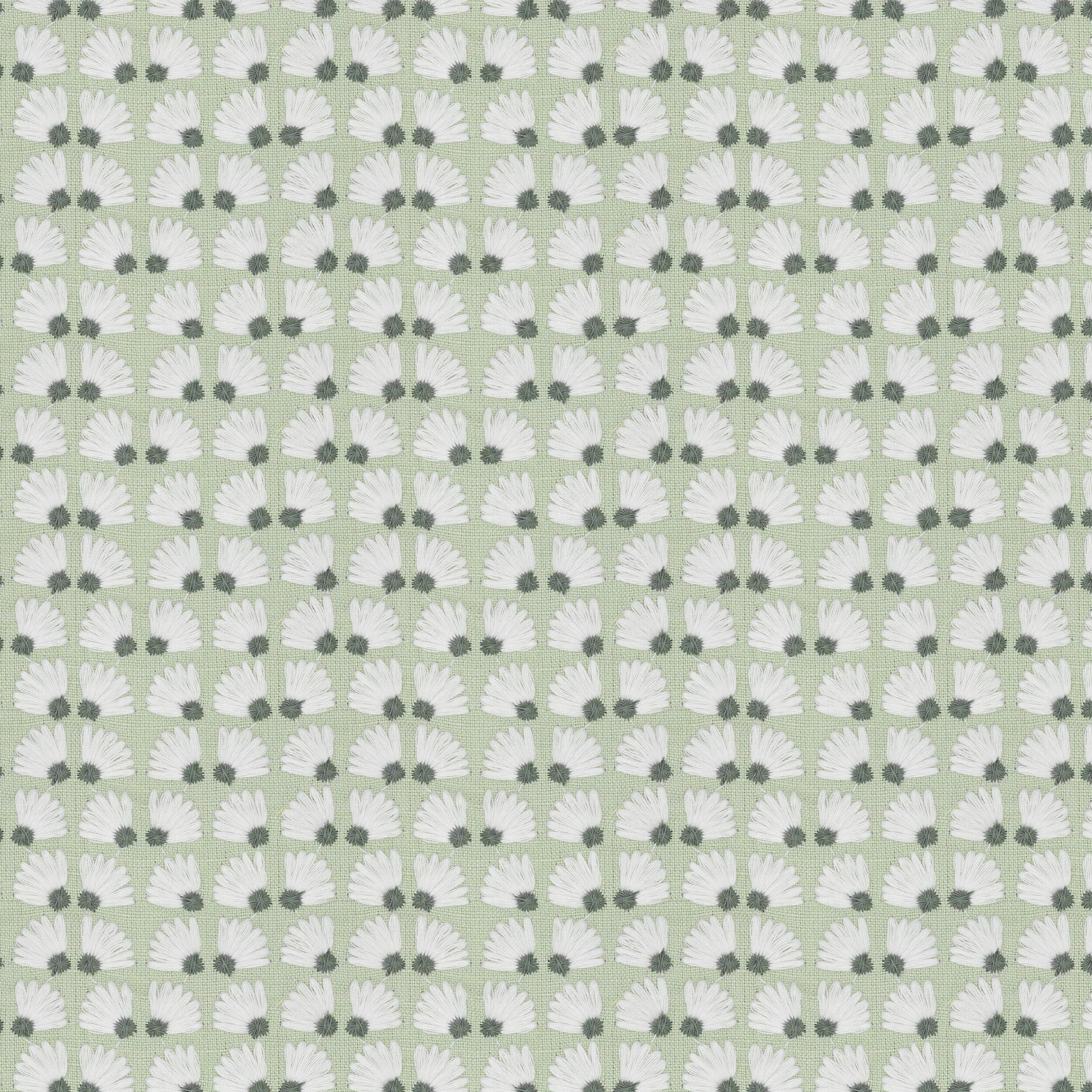 7834-2 Daisypatch Fern by Stout Fabric
