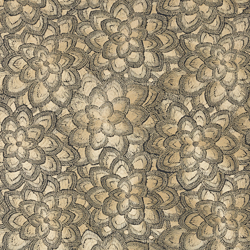 LOTUS-EMBROIDERY-GOLD-SCHUMACHER-78340