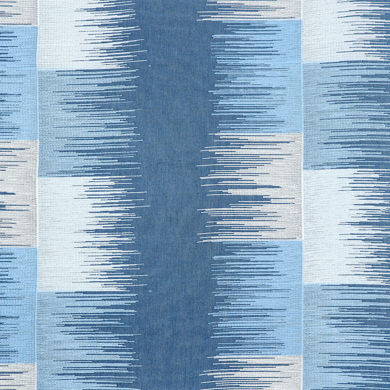 SUNBURST-STRIPE-EMBROIDERY-BLUES-SCHUMACHER-78402