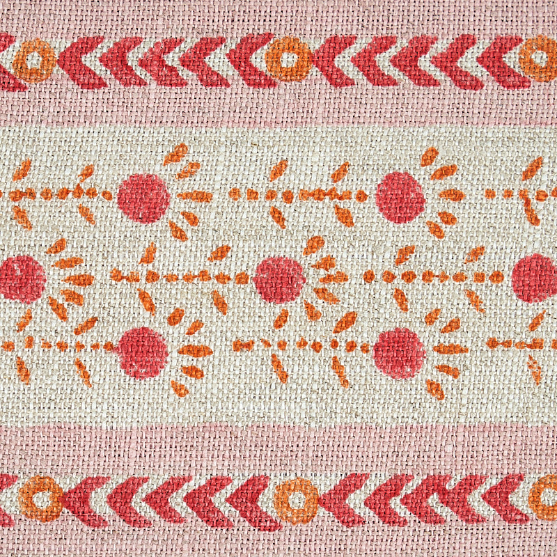 PICA-BELLA-HAND-BLOCKED-TAPE-PINK-ORANGE-SCHUMACHER-79100