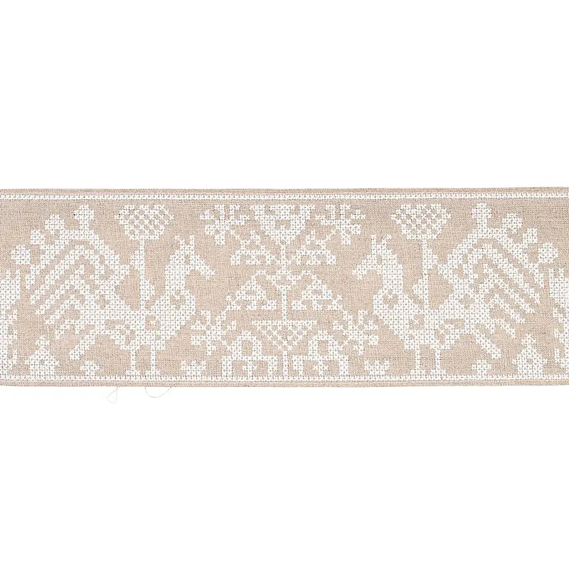 TARPAN-EMBROIDERED-TAPE-NATURAL-SCHUMACHER-80002