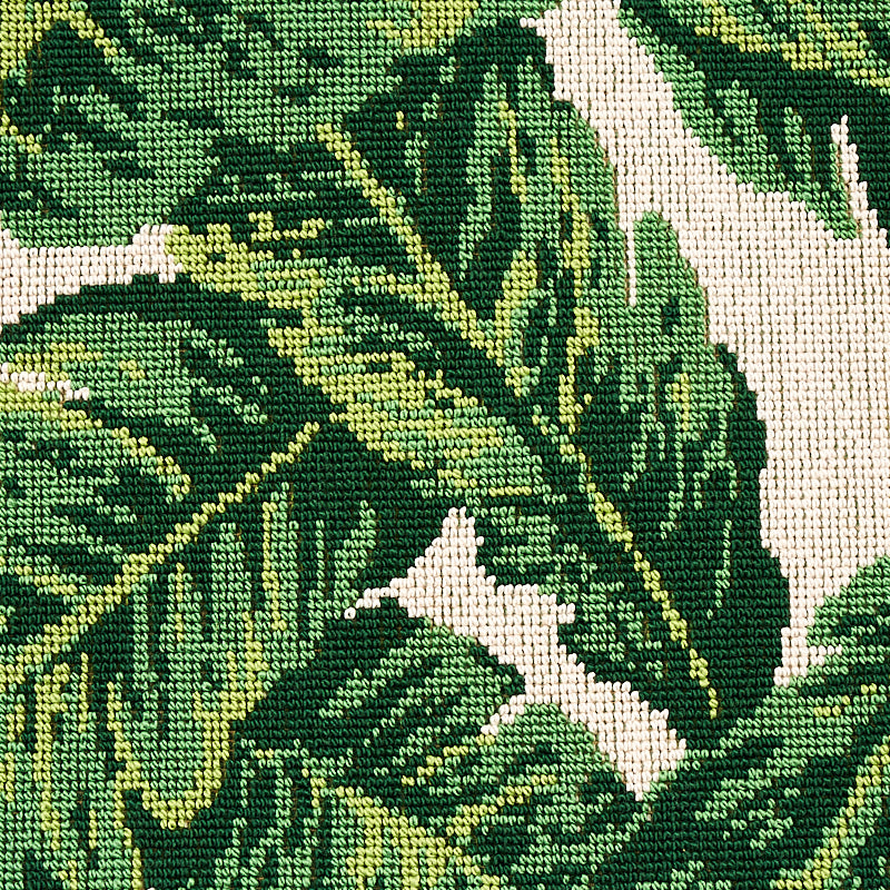 TROPICAL-LEAF-PINGL-GREEN-IVORY-SCHUMACHER-80090