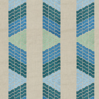 Brunschwig & Fils Fabric 8012114.513 Clouds Aqua