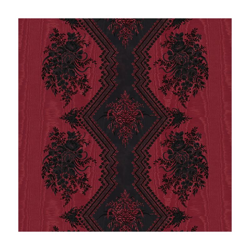 Brunschwig & Fils Fabric 8015137.9 Coppelia Moire Rouge